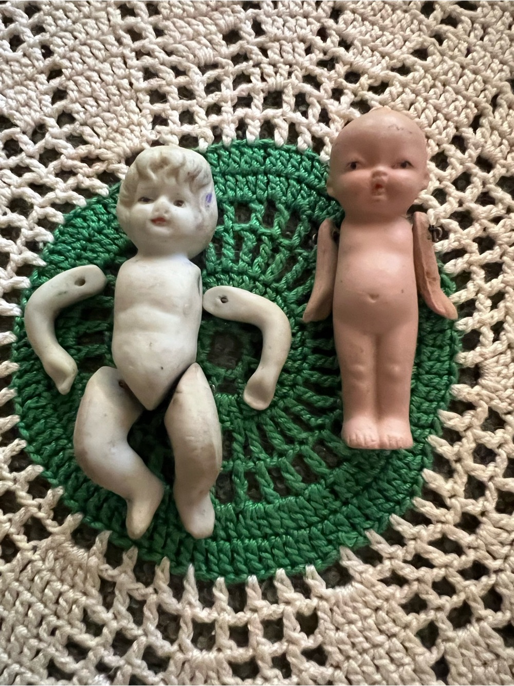 Vintage Porcelain Bisque Baby Doll Lot - Occupied Japan